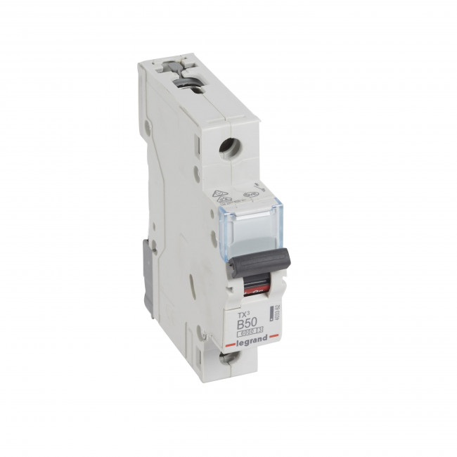Αυτόματη Ασφάλεια 1P Β 50A 6kA TX3 403362 LEGRAND