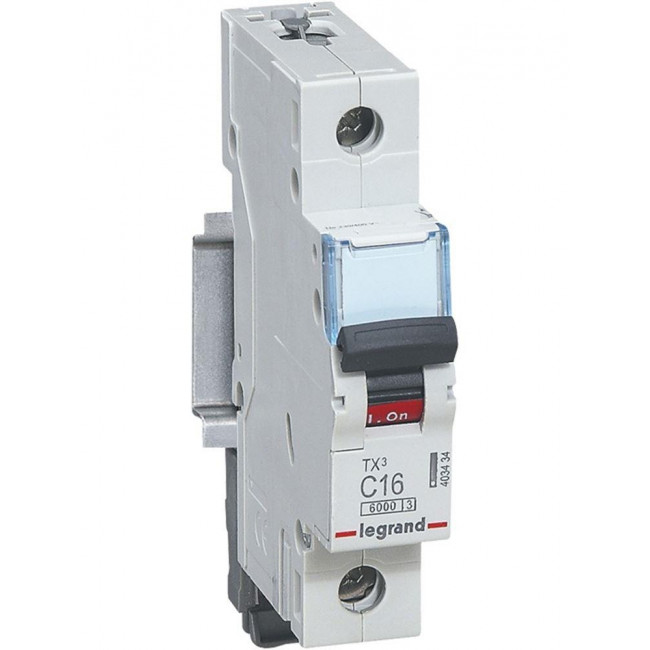 Αυτόματη Ασφάλεια 1P C 10A 6kA TX3 403432 LEGRAND