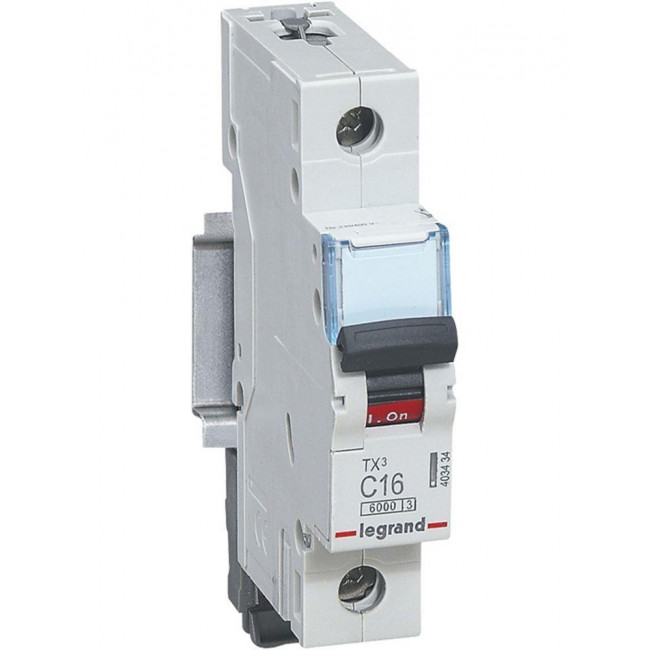 Αυτόματη Ασφάλεια 1P C 20A 6kA TX3 403435 LEGRAND