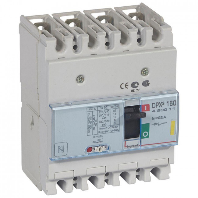 Αυτόματος Διακόπτης Ισχύος 4P 16Α 16kA 420010 LEGRAND