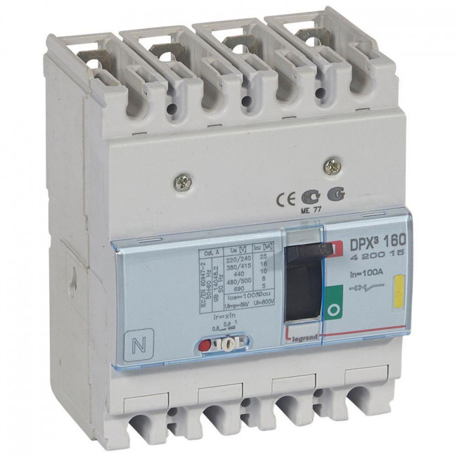 Αυτόματος Διακόπτης Ισχύος 4P 160Α 16kA 420017 LEGRAND