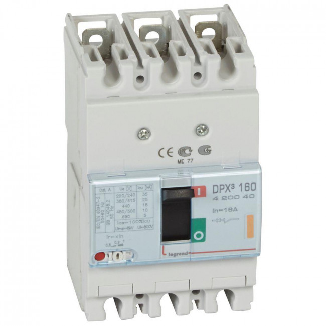Αυτόματος Διακόπτης Ισχύος 3P 16Α 25kA 420040 LEGRAND