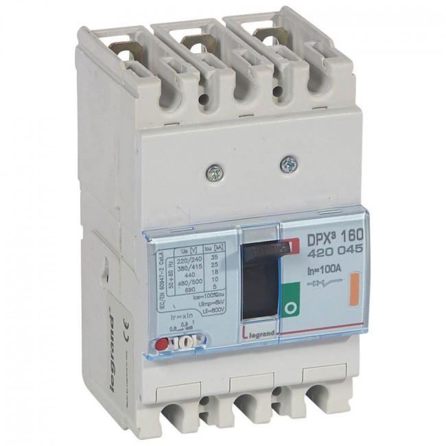 Αυτόματος Διακόπτης Ισχύος 3P 100Α 25kA 420045 LEGRAND