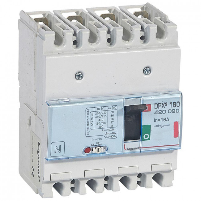 Αυτόματος Διακόπτης Ισχύος 4P 16Α 36kA 420090 LEGRAND