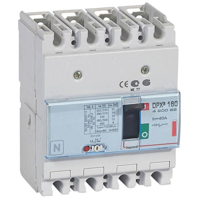 Αυτόματος Διακόπτης Ισχύος 4P 40Α 36kA 420092 LEGRAND