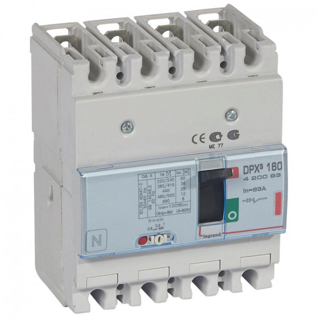 Αυτόματος Διακόπτης Ισχύος 4P 63Α 36kA 420093 LEGRAND