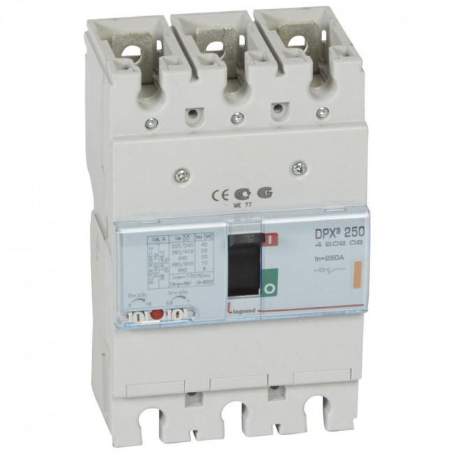 Αυτόματος Διακόπτης Ισχύος 3P 250Α 25kA 420209 LEGRAND