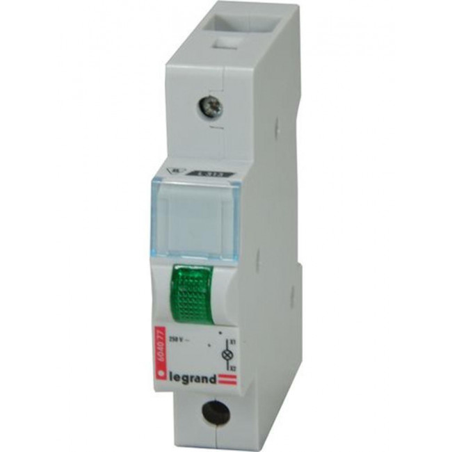Ενδεικτική Λυχνία Ράγας Πράσινη 230V 604077 LEGRAND