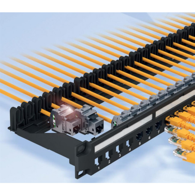 Patch Panel 1U Κενό 24 Θέσεων Keystone 632850 LEGRAND