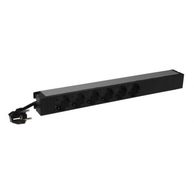 Πολύπριζο 1U 19" 6 Θέσεων 646806 LEGRAND