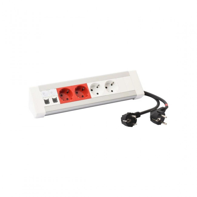 Πολύπριζο Επιτραπέζιο 4  Σούκο (2 UPS),2 USB Και 2 RJ45 Λευκό 3m 653568 LEGRAND