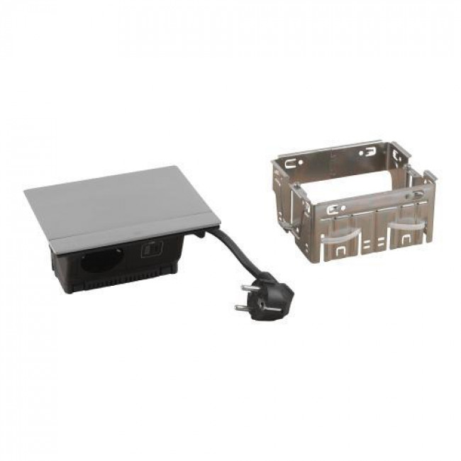 Πολύπριζο Γραφείου 1 Σούκο,1 USB TypeC Ασημί 654828 LEGRAND