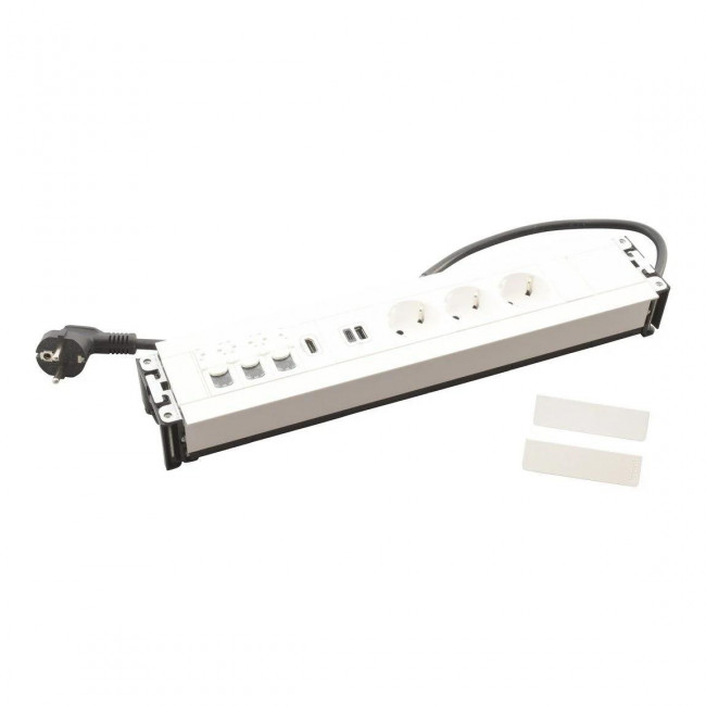 Πολύπριζο Γραφείου 3 Σούκο,2 USB,3 RJ45 Και HDMI Λευκό 654863 LEGRAND