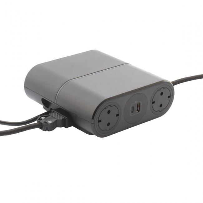 Πολύπριζο Γραφείου 4 Σούκο,4 USB Και Καλώδιο HDMI Μαύρο 2,5m 654887 LEGRAND