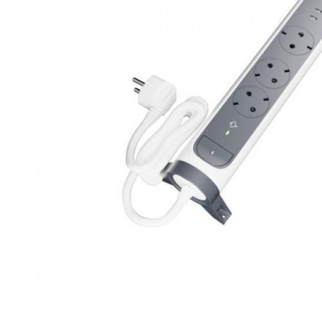Πολύπριζο 3 Σούκο,2 USB Με Διακόπτη & Προστασία 1,5m Λευκό Και Μαύρο 694428 LEGRAND