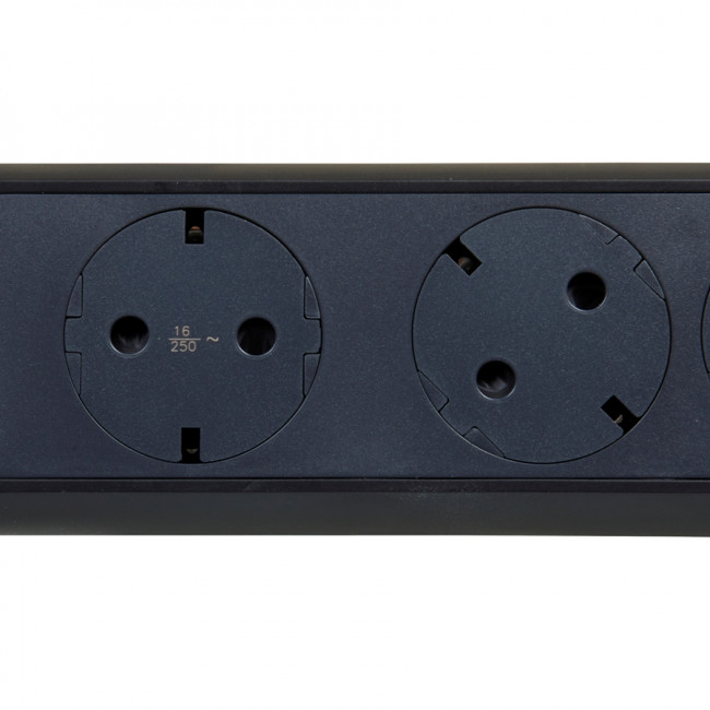 Πολύπριζο 3 Σούκο Με Διακόπτη 1,5m Μαύρο 694528 LEGRAND