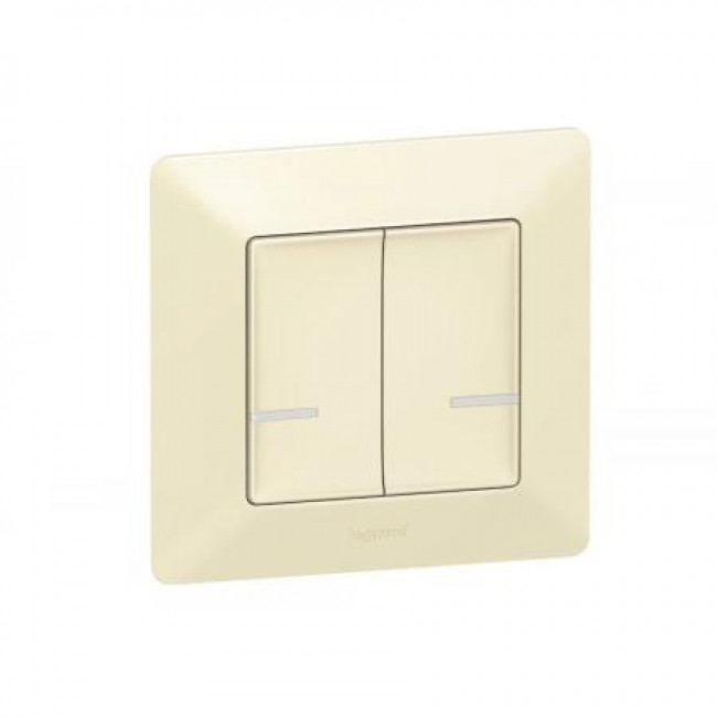 Ασύρματος Διακόπτης Διπλός Κρέμ 752287 Valena Life with Netatmo®