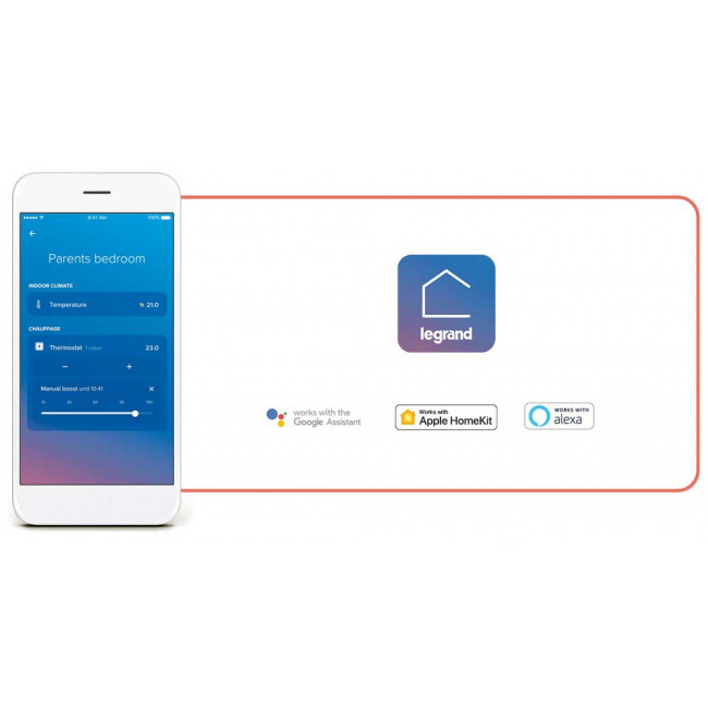 Ασύρματος Διακόπτης Διπλός Κρέμ 752287 Valena Life with Netatmo®