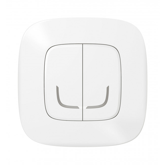 Ενσύρματος Διακόπτης Διπλός Λευκό 752588 Valena Allure with Netatmo®