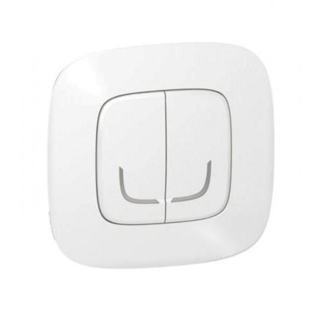 Ενσύρματος Διακόπτης Διπλός Λευκό 752588 Valena Allure with Netatmo®