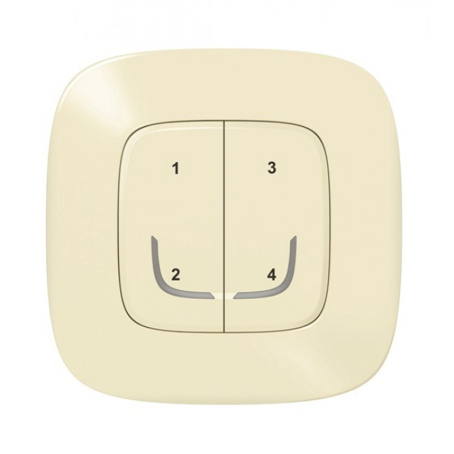 Ασύρματος Διακόπτης 4 Σεναρίων Κρέμ 752668 Valena Allure with Netatmo®