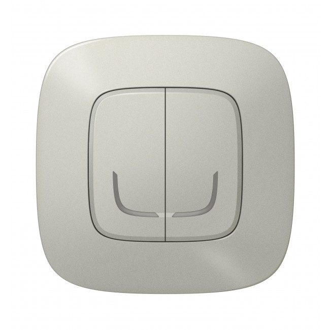 Ενσύρματος Διακόπτης Διπλός Αλουμίνιο 752788 Valena Allure with Netatmo®