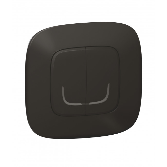 Ενσύρματος Διακόπτης Διπλός Μαύρο 752888 Valena Allure with Netatmo®