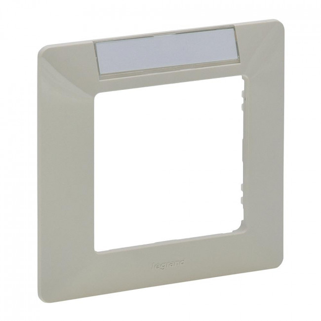 Πλαίσιο 1 Θέσης Με Ετικέτα Κρέμ Valena™  Life 754051 LEGRAND