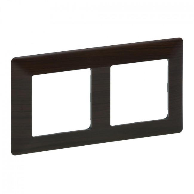 Πλαίσιο 2 Θέσεων Dark Wood Valena™  Life 754172 LEGRAND