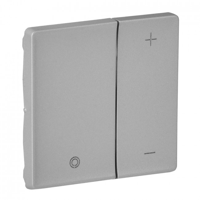 Μετώπη Dimmer 2 Πλήκτρων Αλουμίνιο Valena™Life 754892 LEGRAND