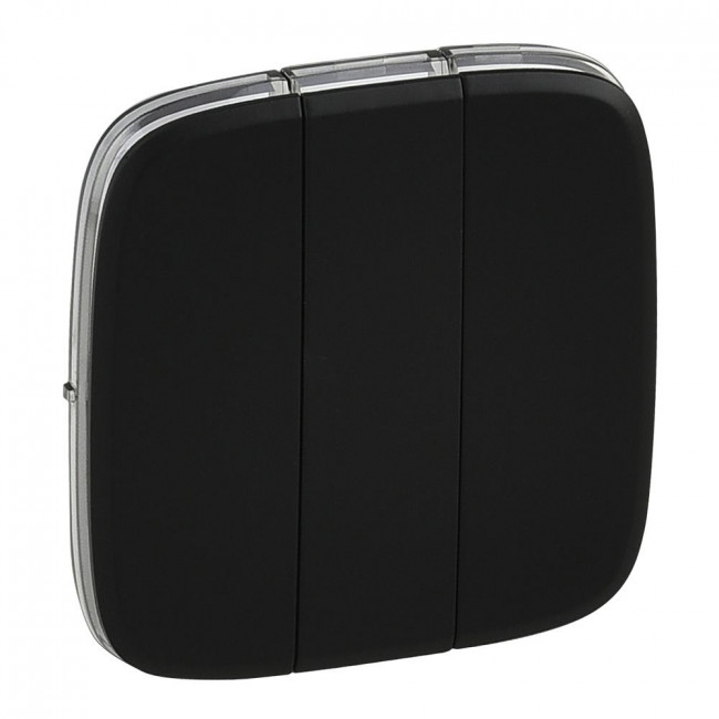 Μετώπη Διακόπτη Τριπλού Μαύρο Valena™Allure 755038 LEGRAND