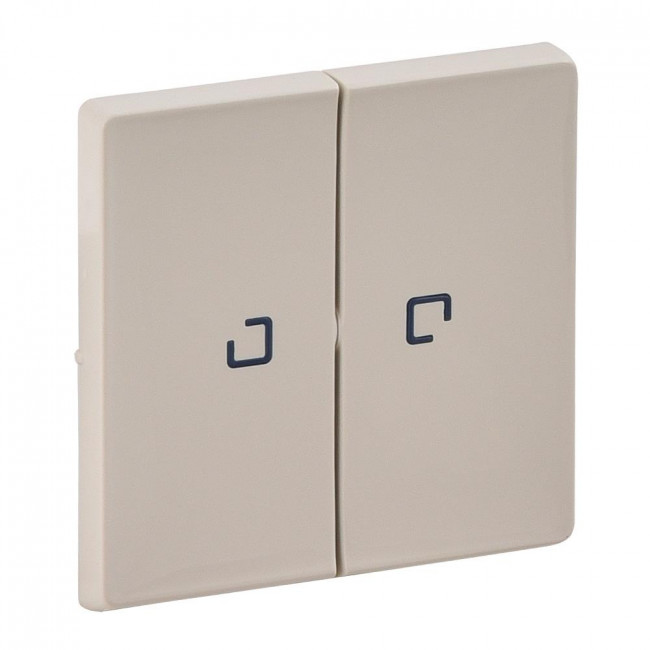 Μετώπη 2 Πλήκτρων Φωτεινής Λειτουργίας Κρέμ Valena™Life 755221 LEGRAND