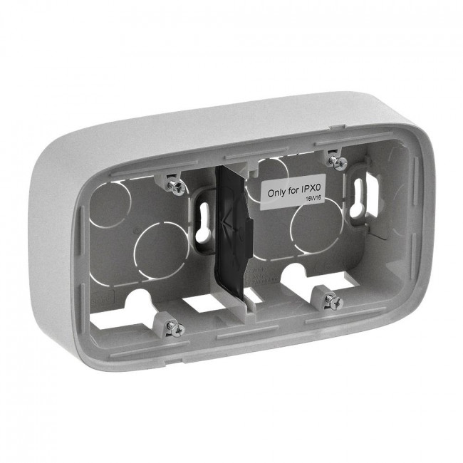 Κουτί Επίτοιχης Τοποθέτησης 2 Θέσεων Αλουμινίο Valena™Allure 755572 LEGRAND