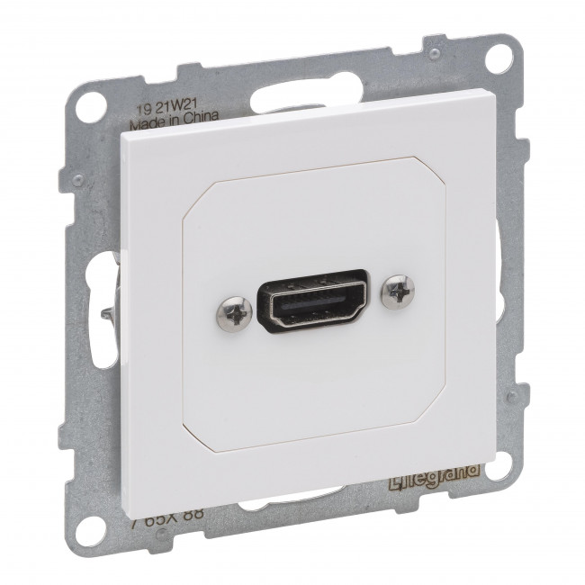 Πρίζα HDMI Προκαλωδιωμένη Λευκό Seano™ 765188 LEGRAND