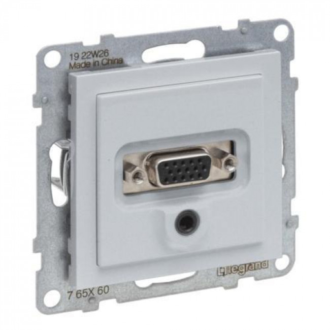 Πρίζα HD15+JACK 3,5mm Αλουμίνιο Seano™ 765260 LEGRAND