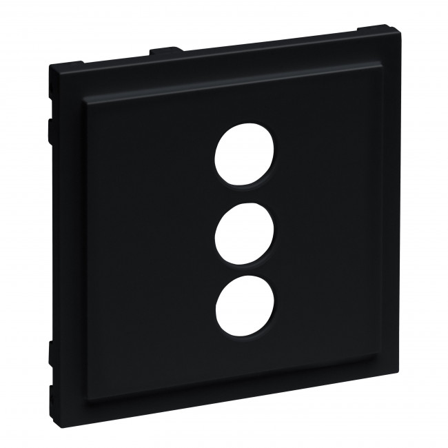 Μετώπη Πρίζας 3RCA Μαύρο Seano™ 765386 LEGRAND
