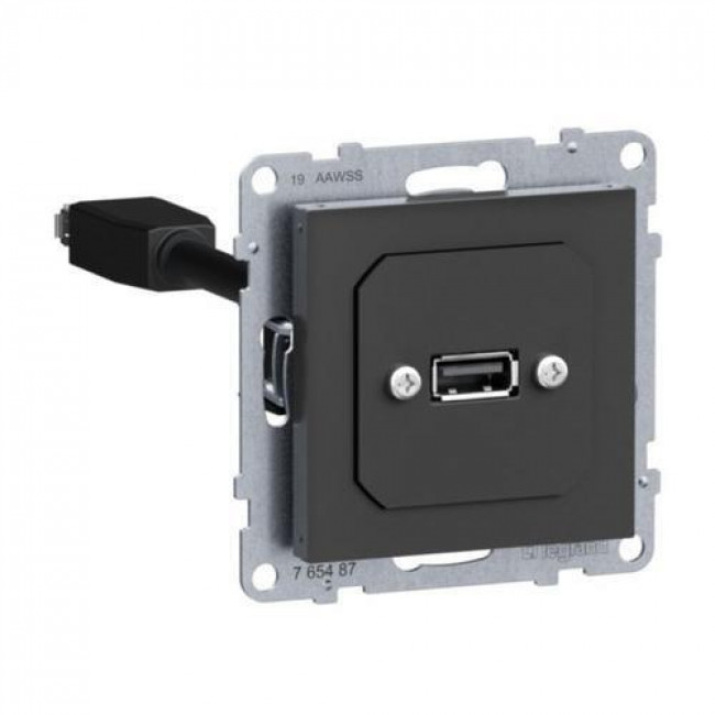 Μηχανισμός Πρίζας USB Ανθρακί Seano™ 765487 LEGRAND