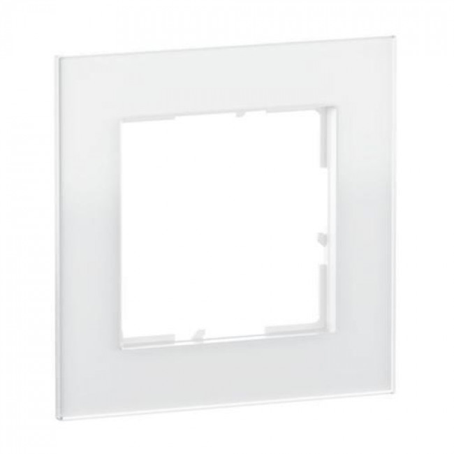 Πλαίσιο 1 Θέσης White Glass Seano™ 766101 LEGRAND