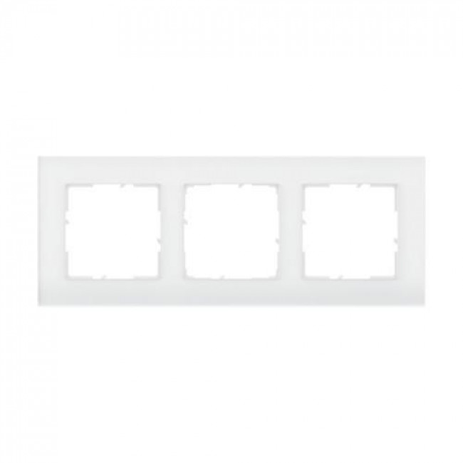 Πλαίσιο 3 Θέσεων White Glass Seano™ 766103 LEGRAND