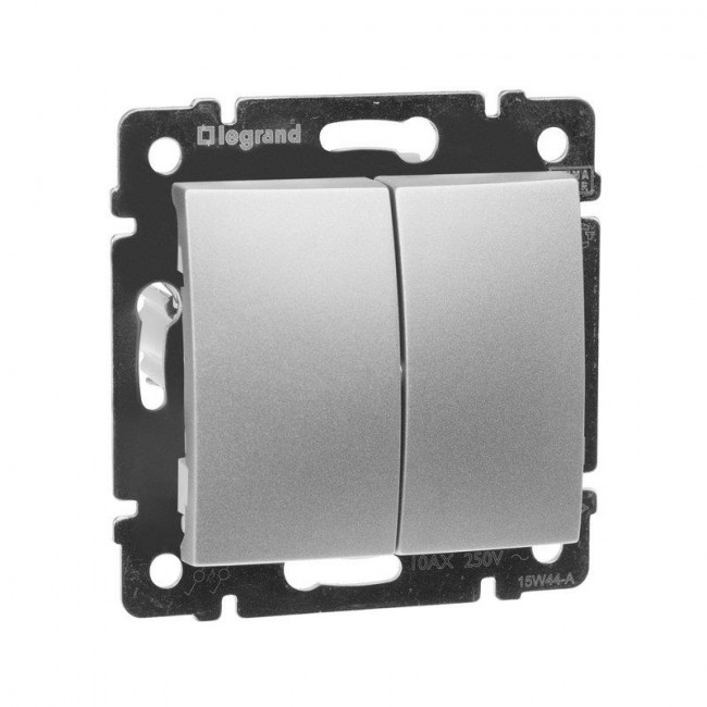 Διακόπτης Διπλός A/R Αλουμίνιο Valena™ 770108 LEGRAND