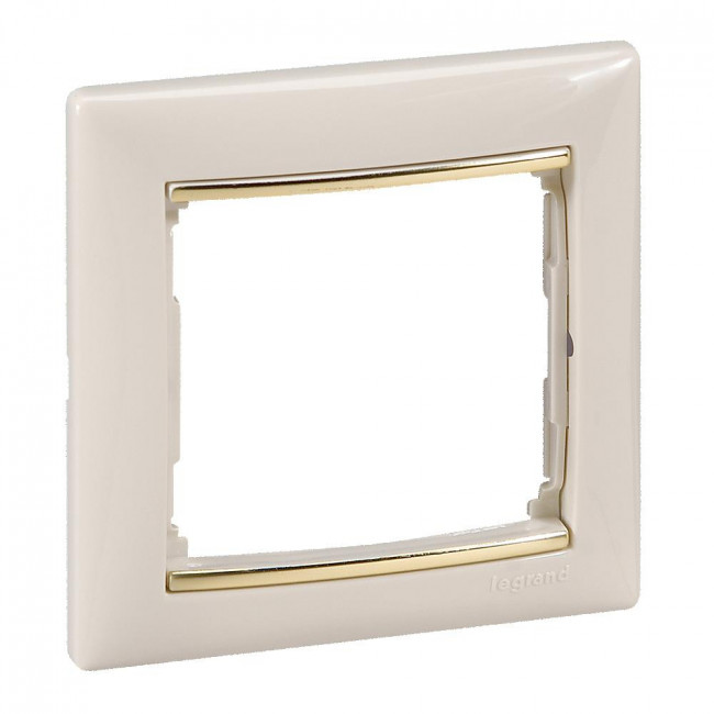 Πλαίσιο 1 Θέσης Κρέμ Με Χρυσό Valena™ 774151 LEGRAND