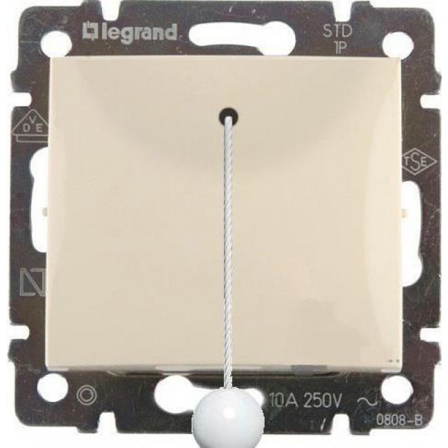 Μπουτόν Τραβηχτό Κρέμ Valena™ 774319 LEGRAND