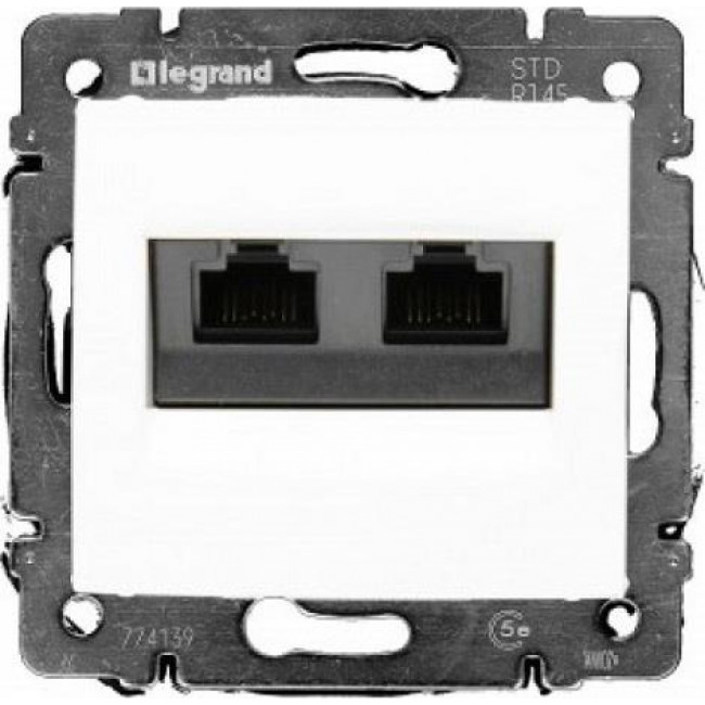 Πρίζα Τηλεφώνου Διπλή RJ11 Λευκή Valena™ 774439 LEGRAND