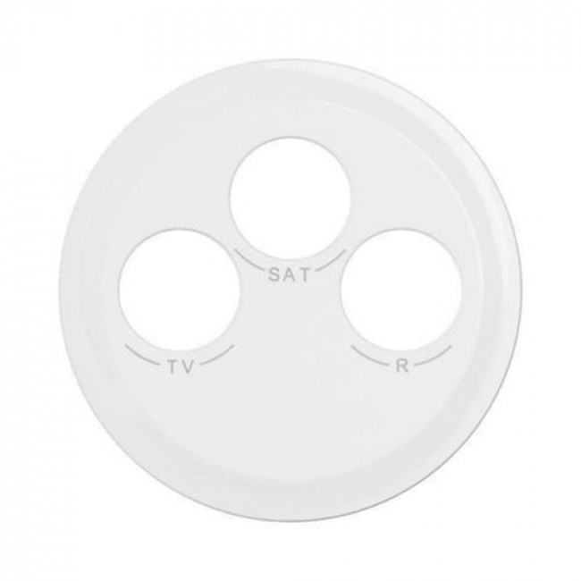 Μετώπη Πρίζας TV/RD/SAT Λευκό Celiane™ CB0388 LEGRAND