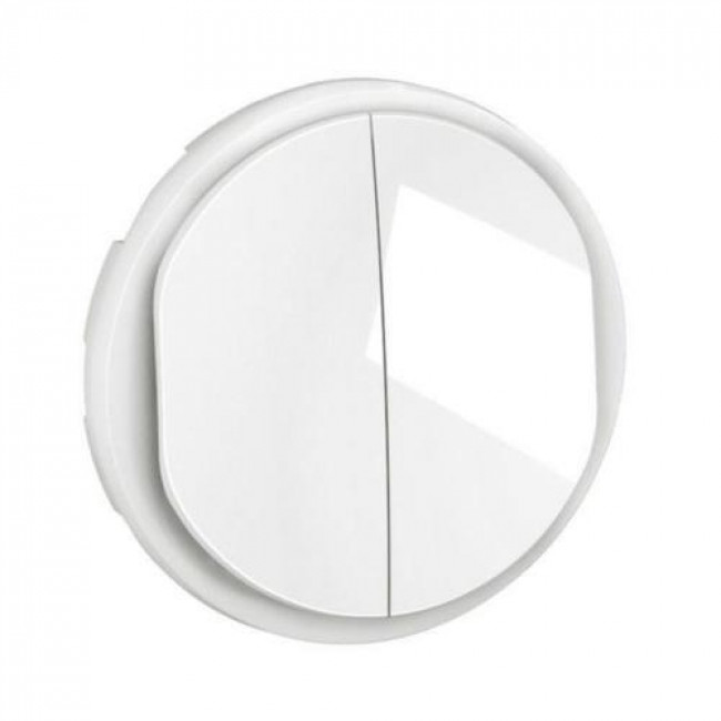 Μετώπη 2 Πλήκτρων Λευκό Φωτεινής Λειτουργίας Celiane™ CB3001 LEGRAND