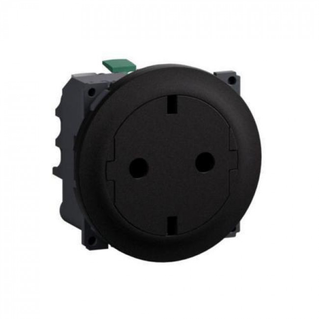 Πρίζα Σούκο Flat Design Μαύρο Celiane™ CN0122 LEGRAND