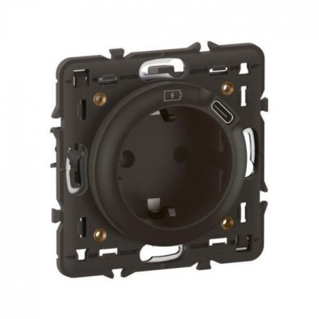 Πρίζα Σούκο Και USB C Φόρτισης Μαύρο Celiane™ CN0141 LEGRAND