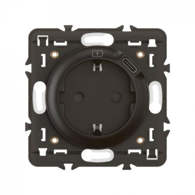 Πρίζα Σούκο Και USB C Φόρτισης Μαύρο Celiane™ CN0141 LEGRAND