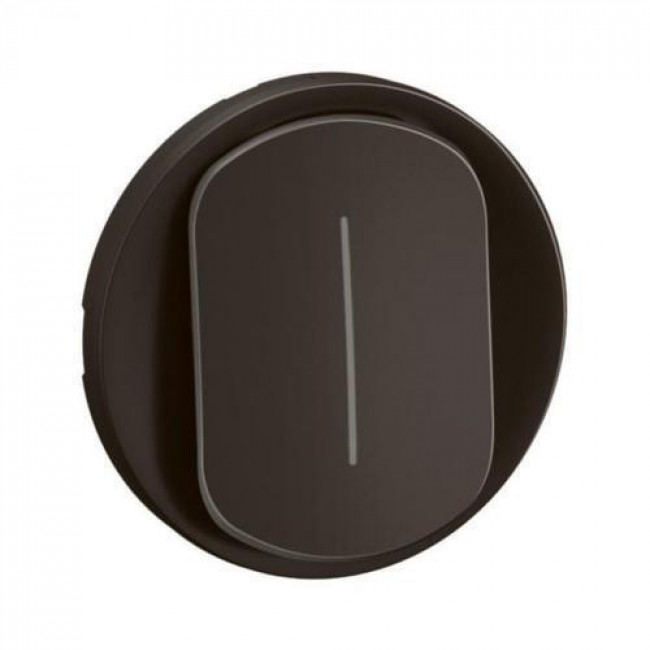 Μετώπη 1 Πλήκτρου Μαύρο Μεσαίου A/R Φωτεινής Λειτουργίας Celiane™ CN1005 LEGRAND