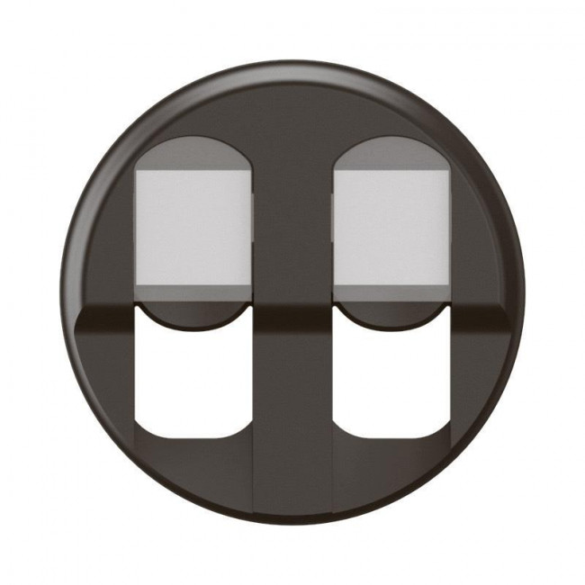 Μετώπη Πρίζας Διπλής Data Μαύρο Celiane CN2346 LEGRAND